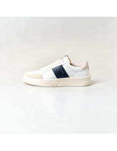 Sneakers Bianco e Blu -...