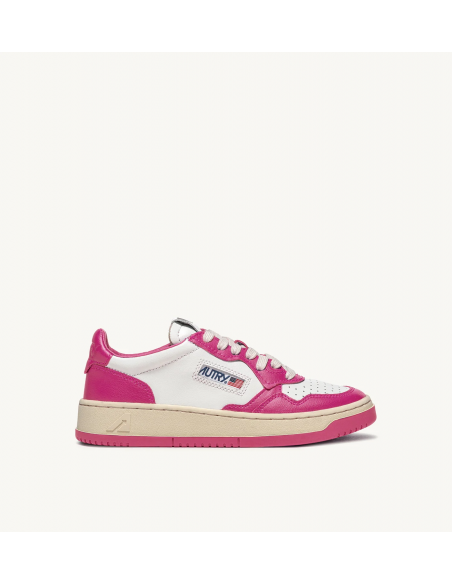 Autry Sneakers donna medalist low bianco e viola - Barbera Moda