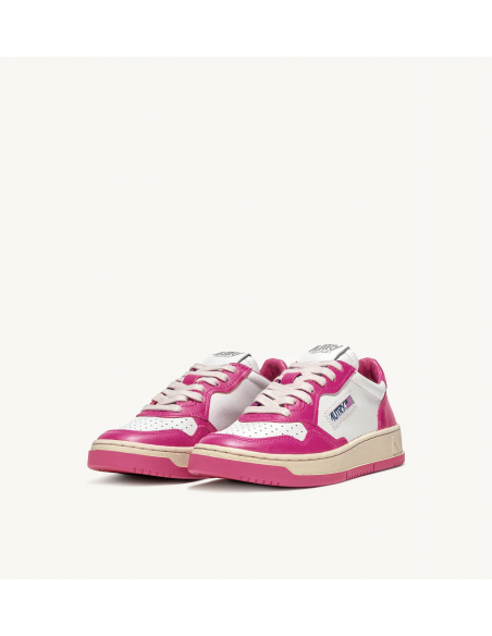 Autry Sneakers donna medalist low bianco e viola - Barbera Moda