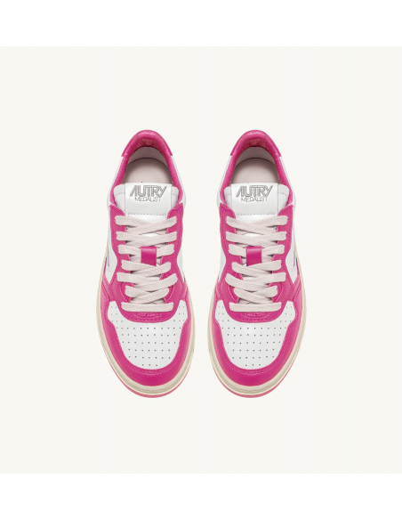 Autry Sneakers donna medalist low bianco e viola - Barbera Moda