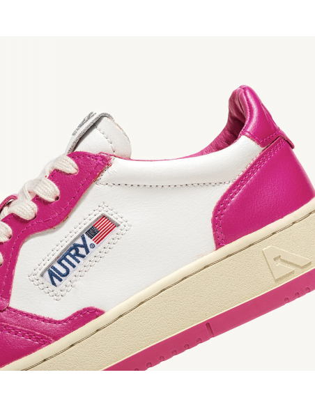 Autry Sneakers donna medalist low bianco e viola - Barbera Moda