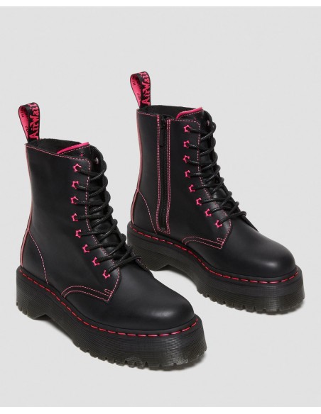 Dr Martens Stivali platform jadon II neon star pink - Barbera Moda