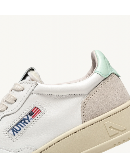 Autry Sneakers donna medalist low bianco verde - Barbera Moda