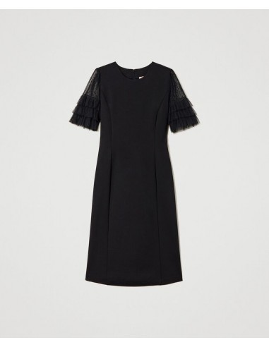Abito con maniche in tulle - Twinset