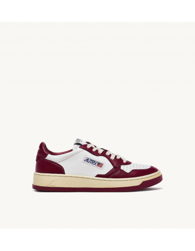 Autry Sneakers uomo medalist low bianco bordeux - Barbera Moda