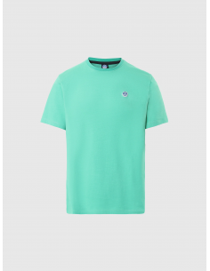 T-shirt con patch in feltro...
