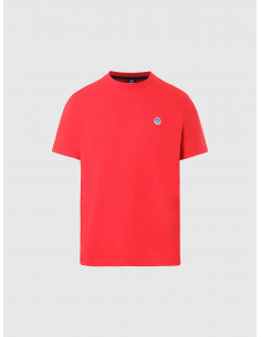 T-shirt con patch in feltro...